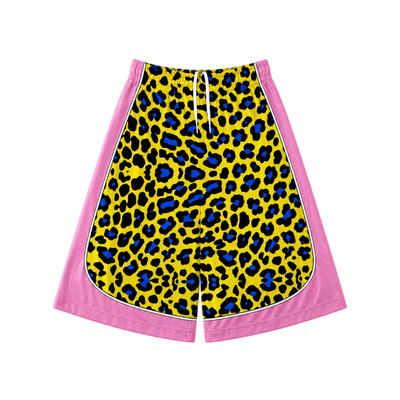 Baggy Basketball Shorts XS / Cheetah/Pink