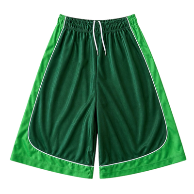 Baggy Basketball Shorts XS / Green/Green