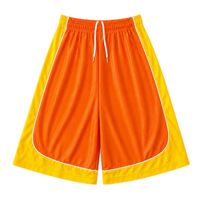 Baggy Basketball Shorts XS / Orange/Yellow
